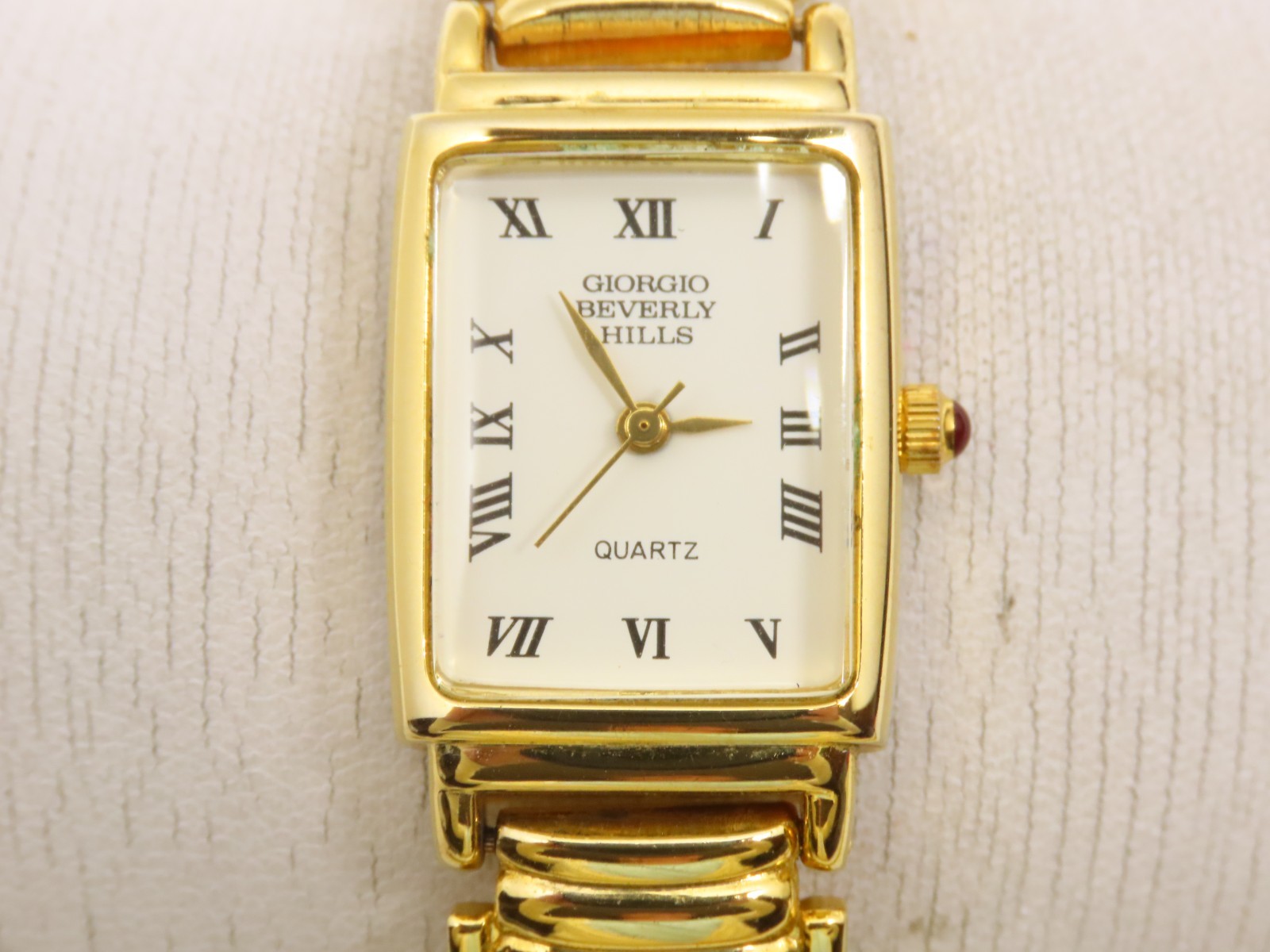 Giorgio Beverly Hills Watch Tested New Battery Quartz Bezel D6213