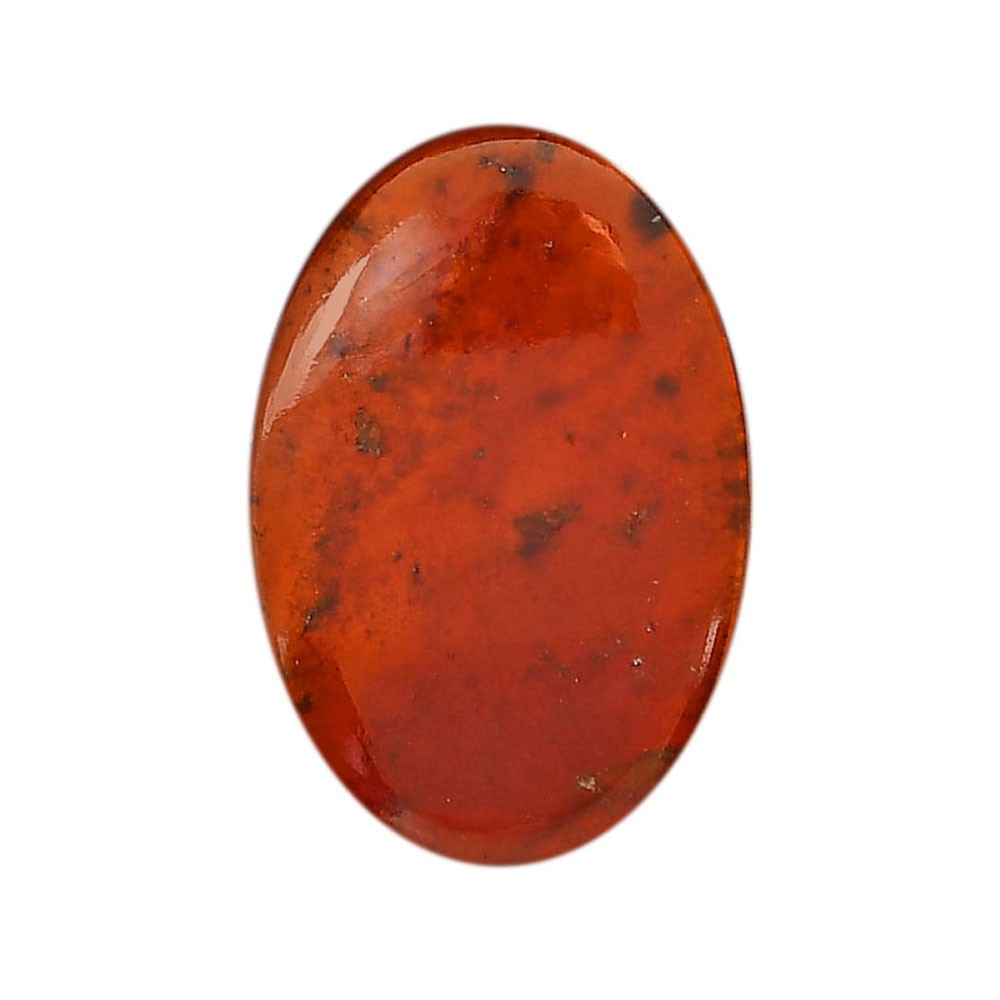 Natural Hessonite Garnet 21.5x32x4.7 mm Oval Shape Polished Gemstone LS112-06229