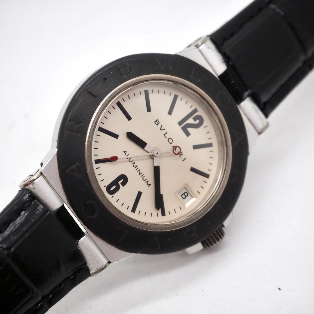 BVLGARI Aluminium AL38TA 38mm White Dial Automatic Men’s Watch