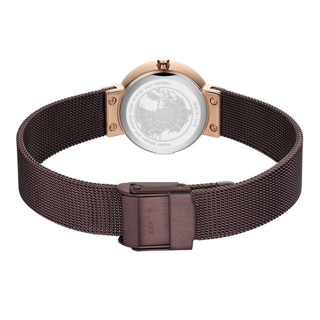 Bering Classic Collection Women’s Brown MOP Dial Quartz Watch 10124-265