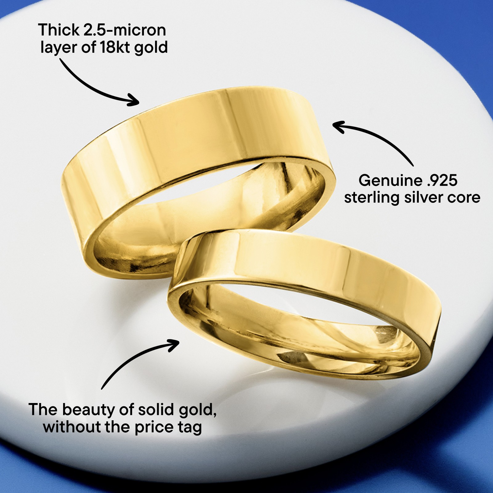 Ross-Simons Lab-Grown Emerald Rng w Lab-Grown Diamonds in 18k Gold Vermeil