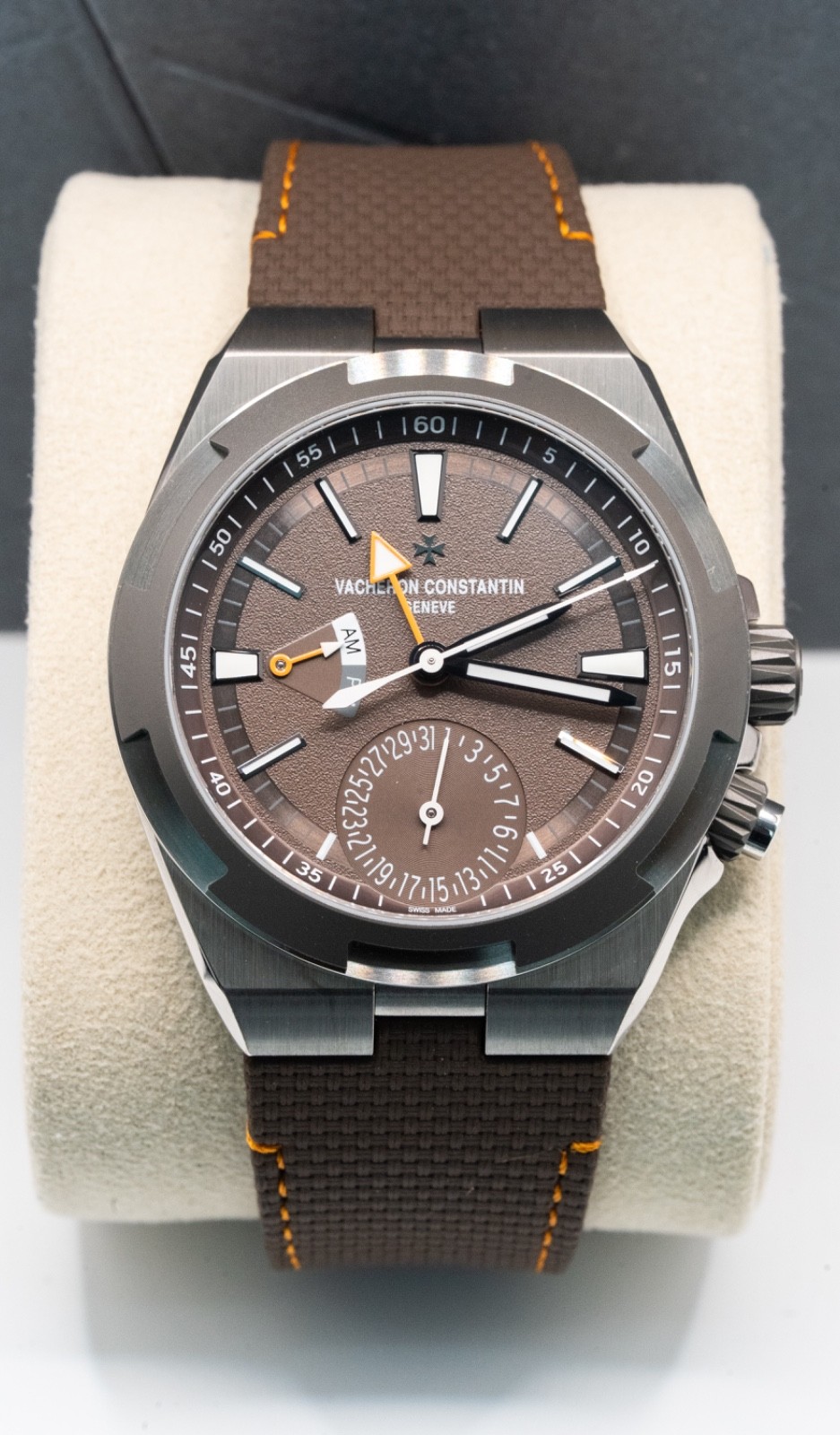Vacheron Constantin Overseas Dual Time Titanium Brown Dial 41mm 7930V/210T-H072