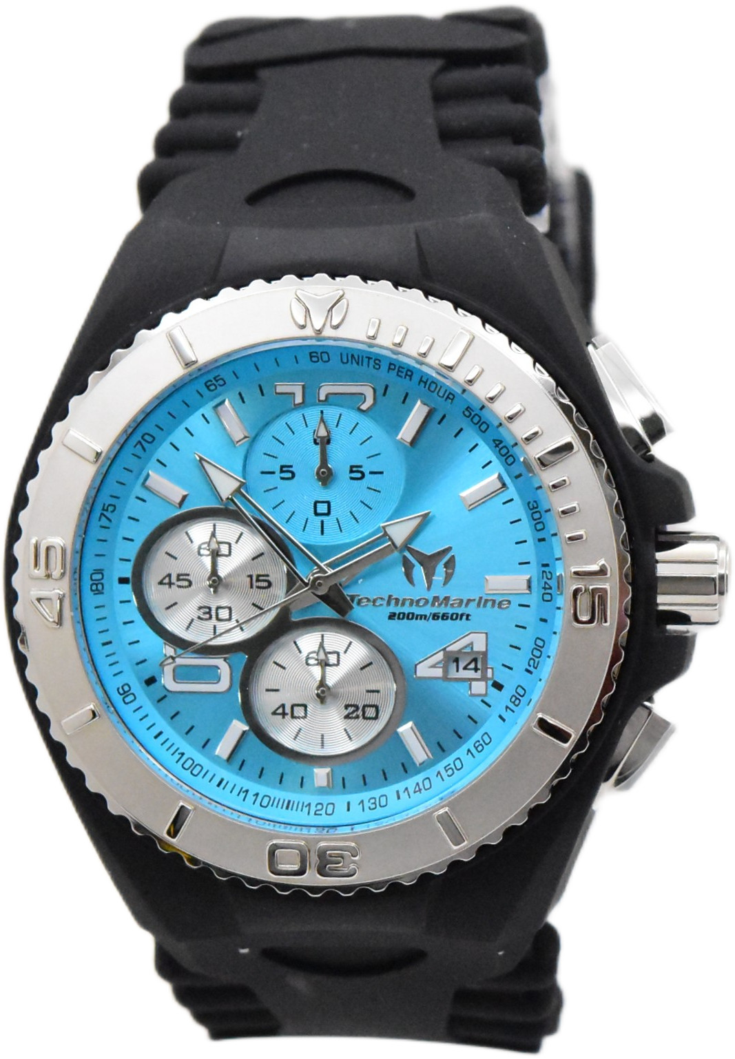 TechnoMarine Cruise JellyFish Men’s 46mm Blue Dial Chrono Watch TM-125041