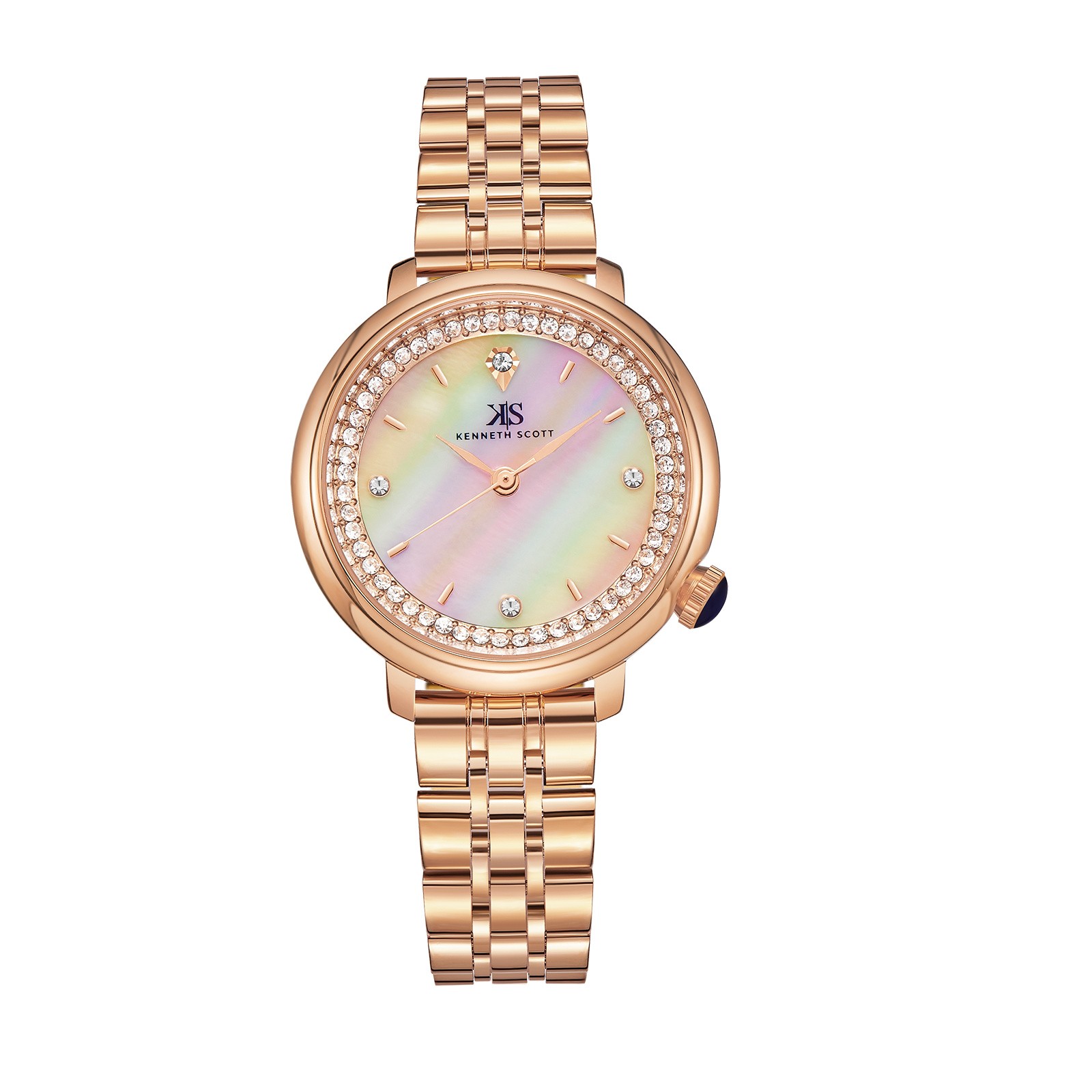 Kenneth Scott Women’s Analog Watch | White Dial, 30mm, 30 m (3 ATM)