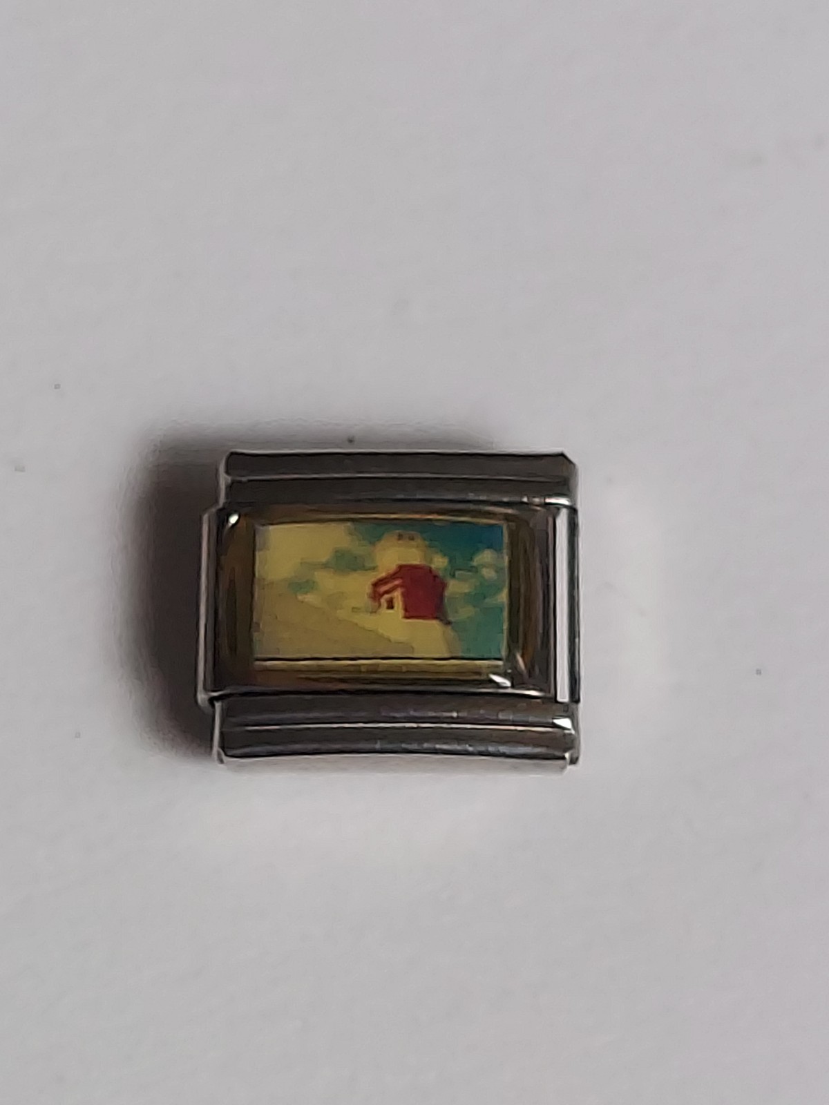 Red And White Lighthouse Top Italian Charm New