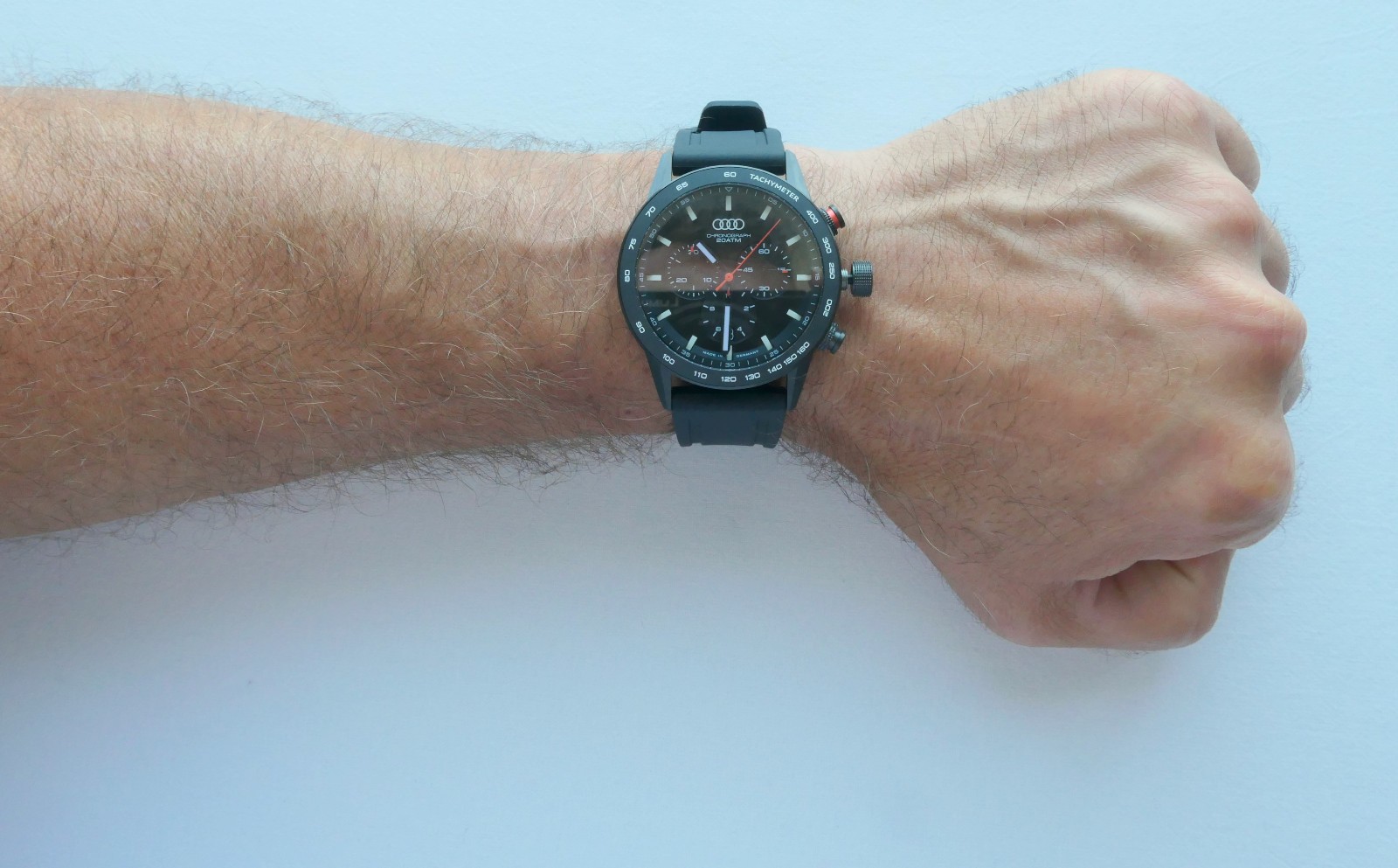 Audi Sport Driver Diver Racing Car Accessory Chronograph Made in Germany Watch