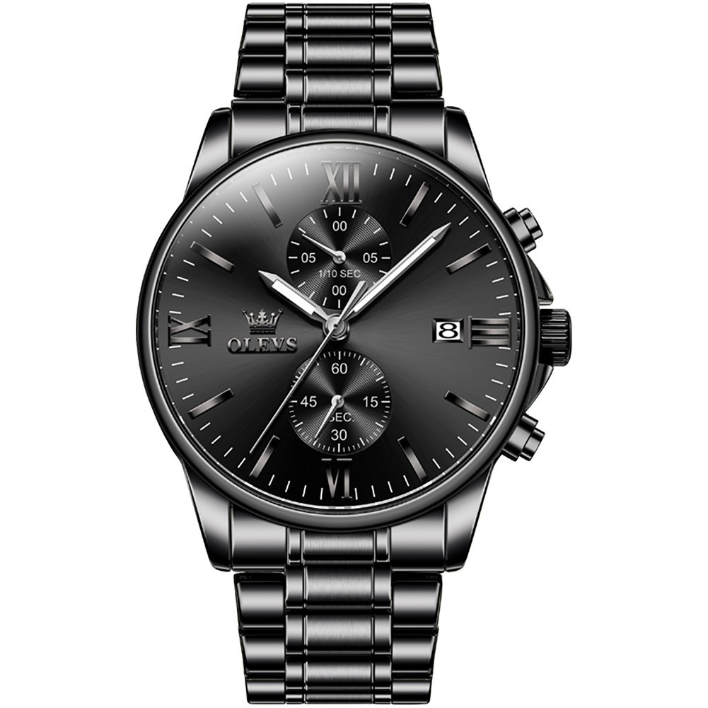 OLEVS 2886 Luminous Multifunctional Male Popular Steel Classic Quartz Watch