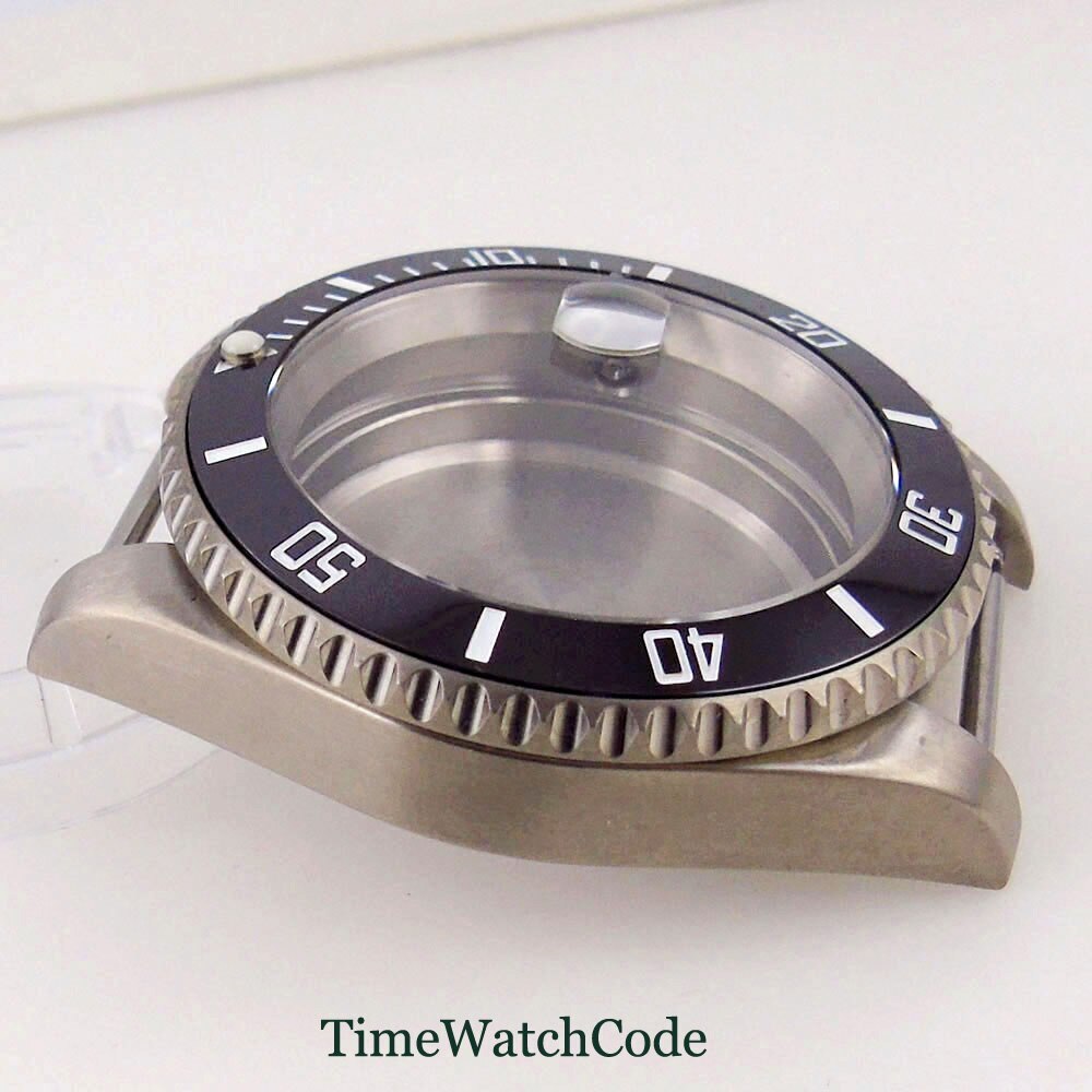 Titanium Watch Case 40mm 200m Waterproof Fit NH35 NH36 ETA2824 PT5000 Movement