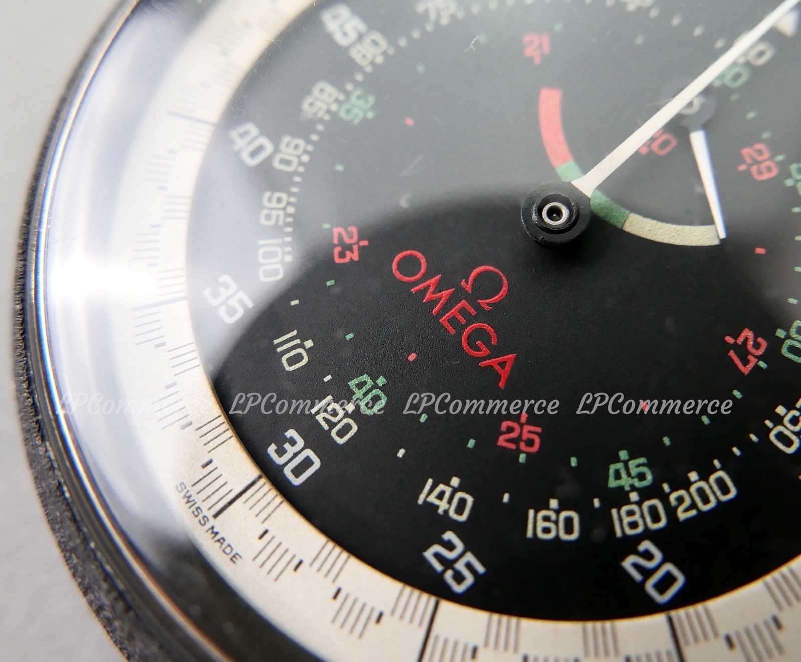 Omega Race Stopwatch Manual Wind Stopwatch Clock 1980 Stand
