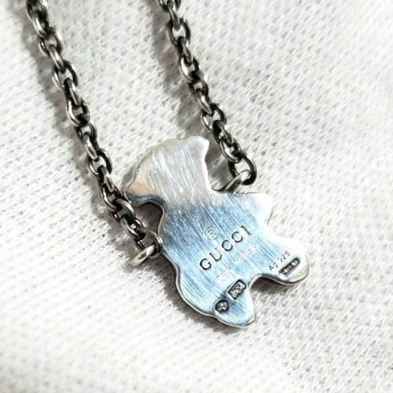 Gucci Bear Kids Bracelet 13cm Sterling Silver L8