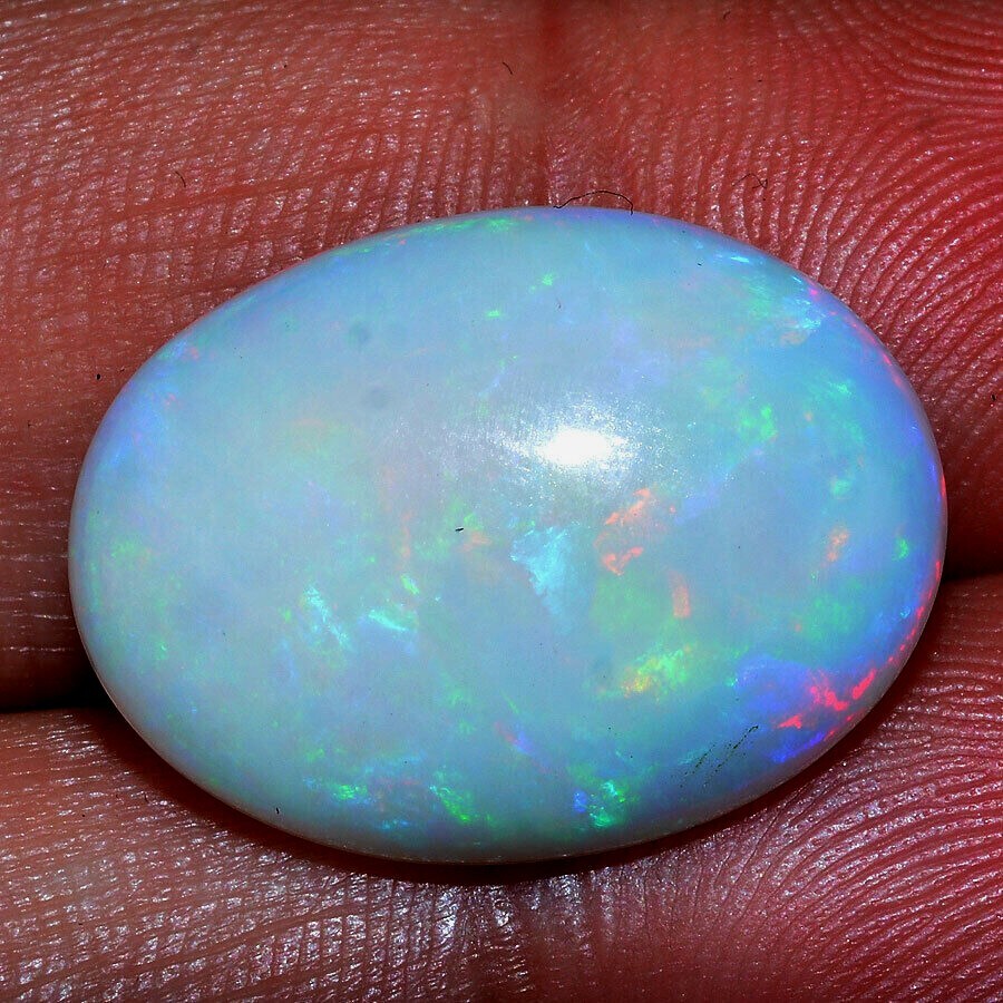 11.93 Cts Natural Ethiopian Opal Play of Colors Finest Quality GTL CERTIFIED Gem