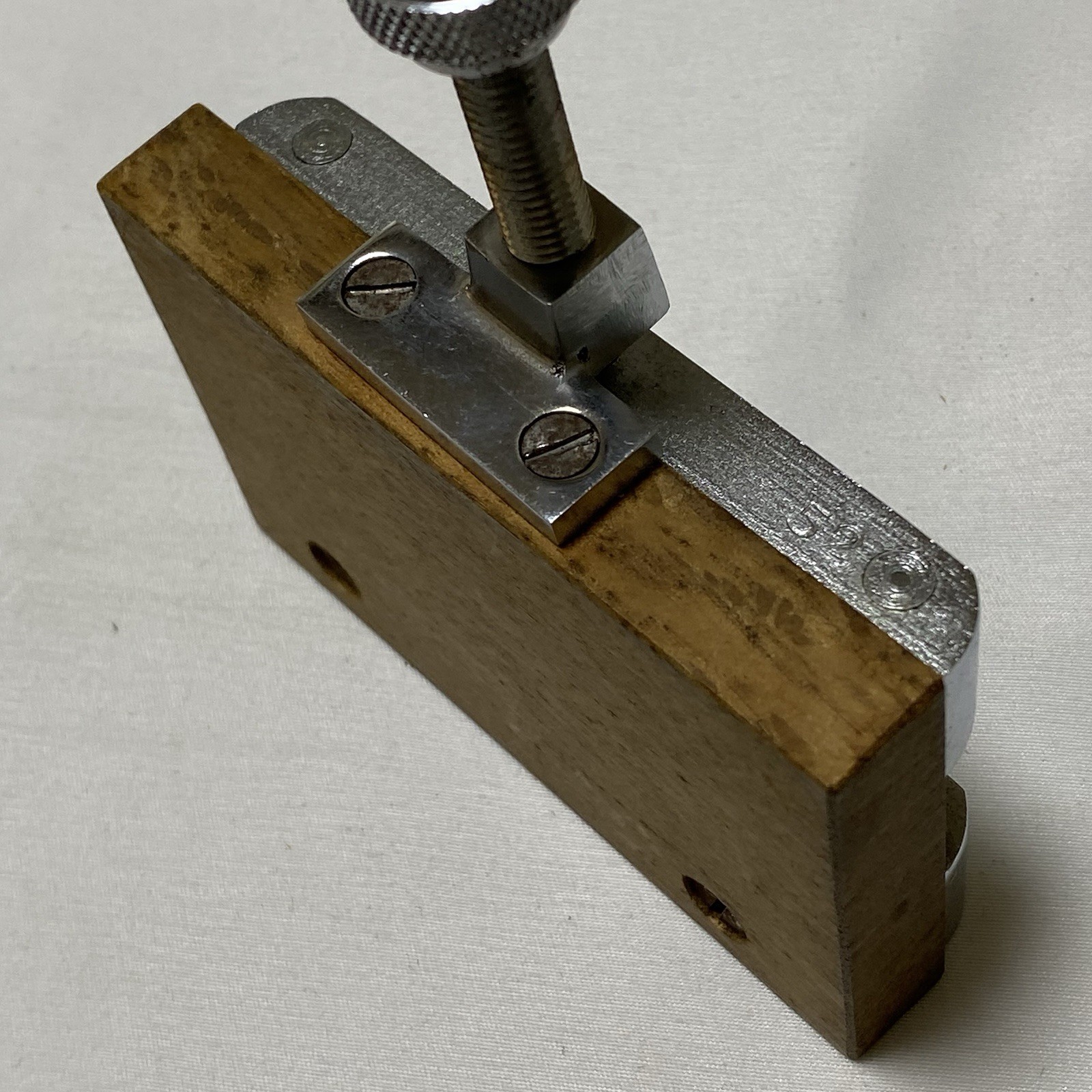 Vintage MKS Special Watch Vice Art No.195 Watchmaker Case Holder Japan Box