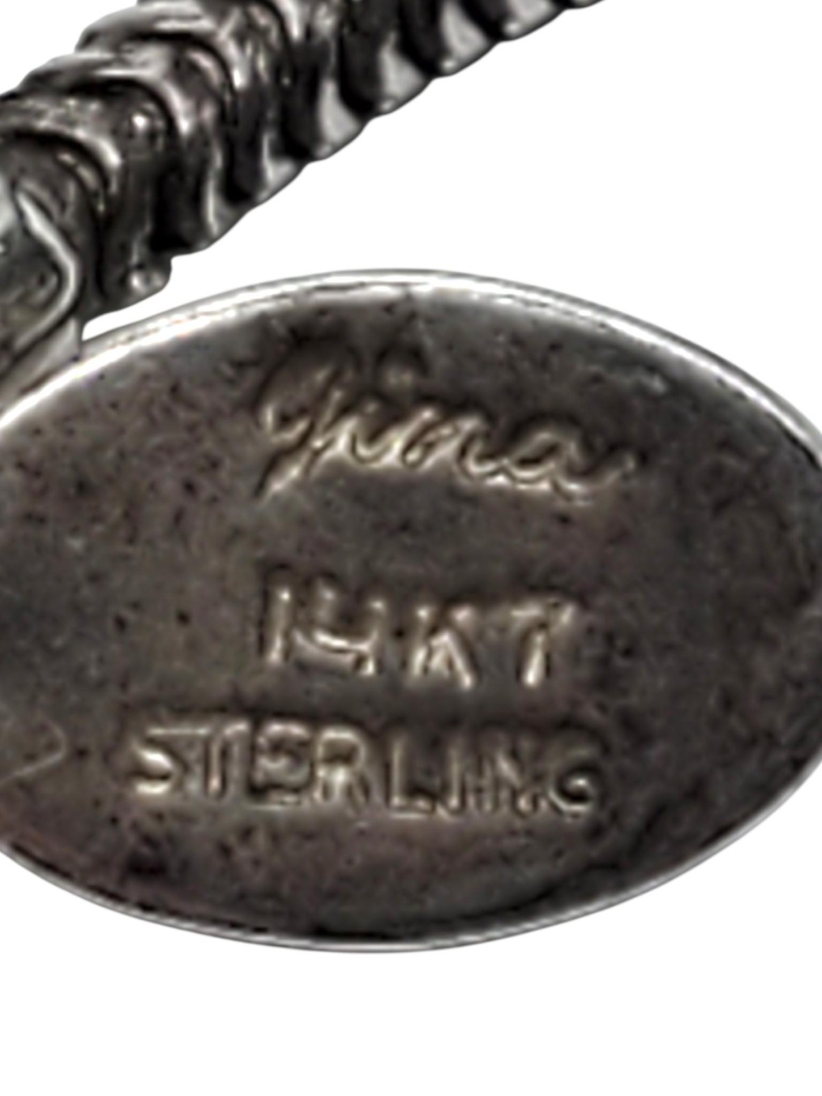 Gina Sterling Silver and 14k Gold Chevron Station Necklace #24725