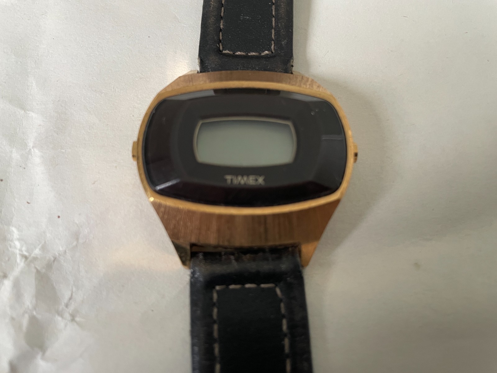 Timex SSQ Digital Watch Sold For Spare or Repair 1970s