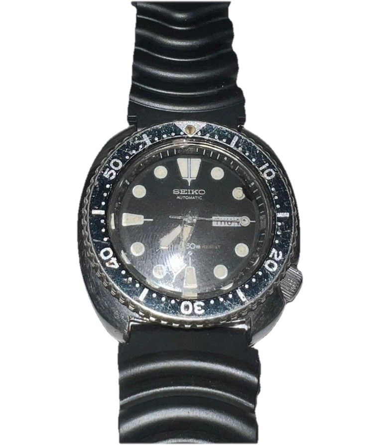 VINTAGE SEIKO TURTLE DAY DATE AUTOMATIC REF 6309-7040 SERVICED GOOD CONDITION
