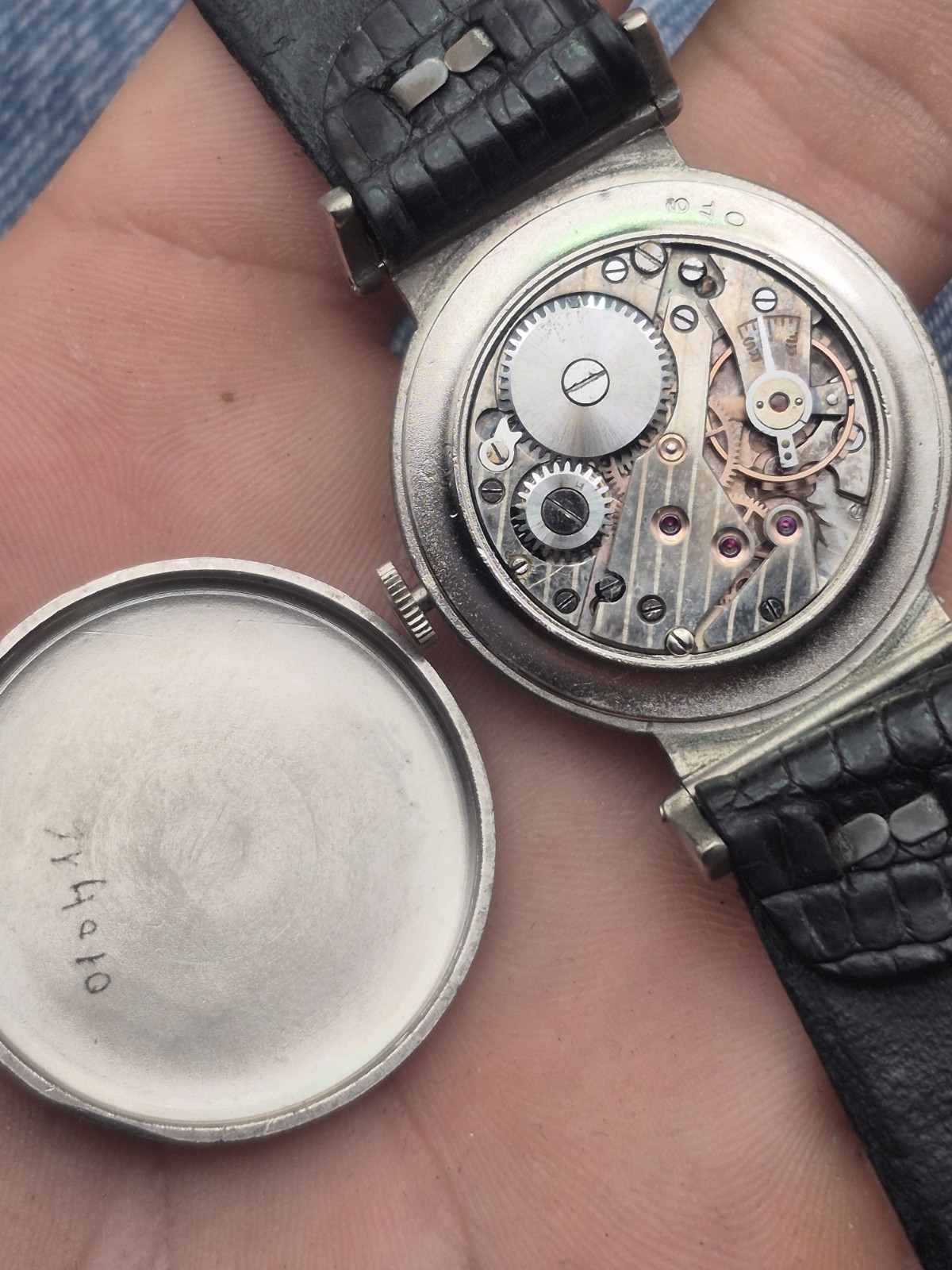 Search First Vintage 40s Tilting Handles Art Deco Vintage Watch
