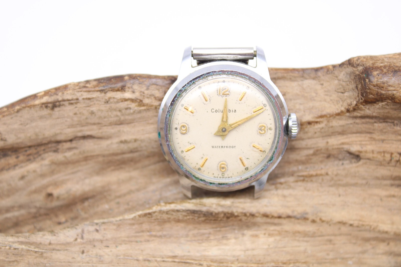 WESTCLOX COLUMBIA GERMANY WATCH 29.4mm 15.4mm LUG OVERWOUND (LM)