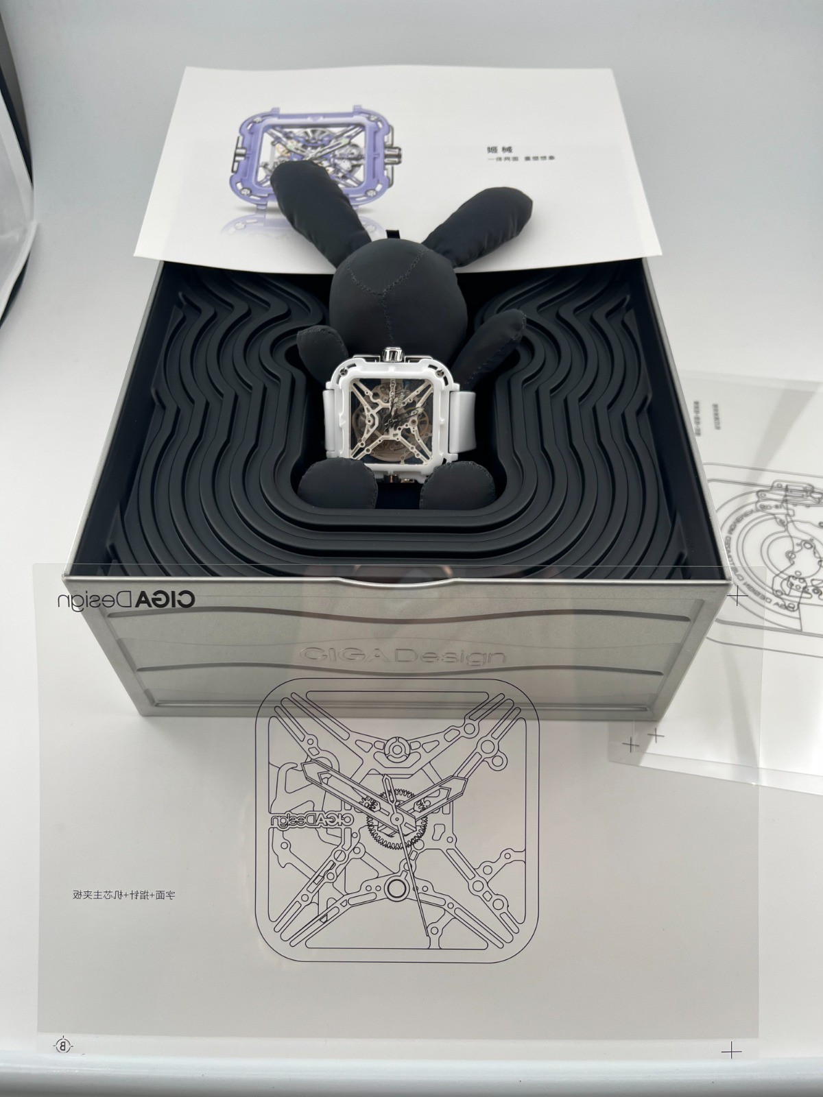 CIGA DESIGN X Series WHITE CERAMIC Mechanical Watch Machina BRAND NEW