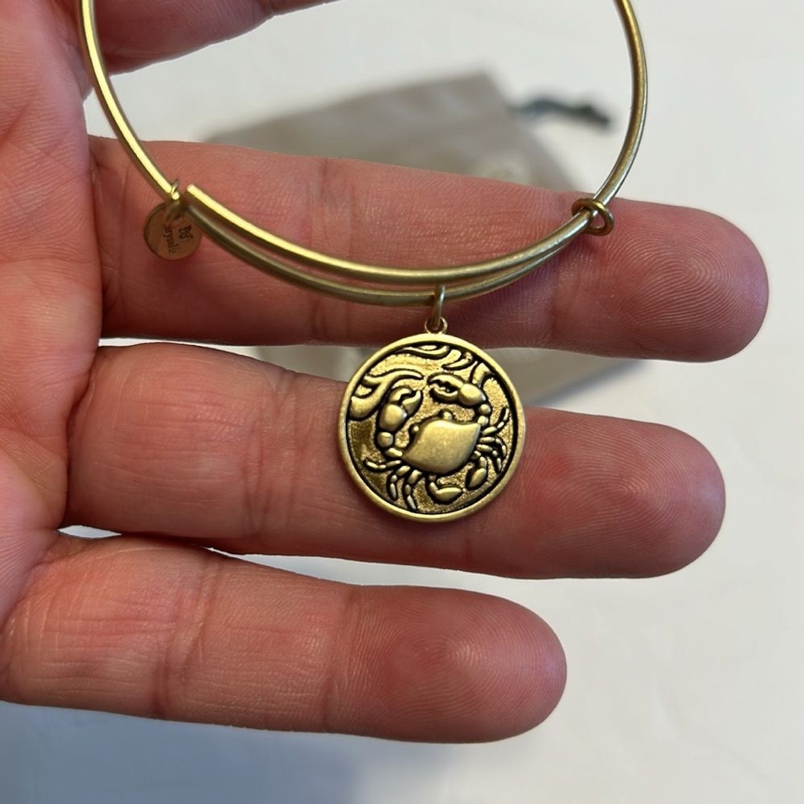 CHRYSALIS Crab Expandable Gold Stackable Bangle NWT Oceania Collection
