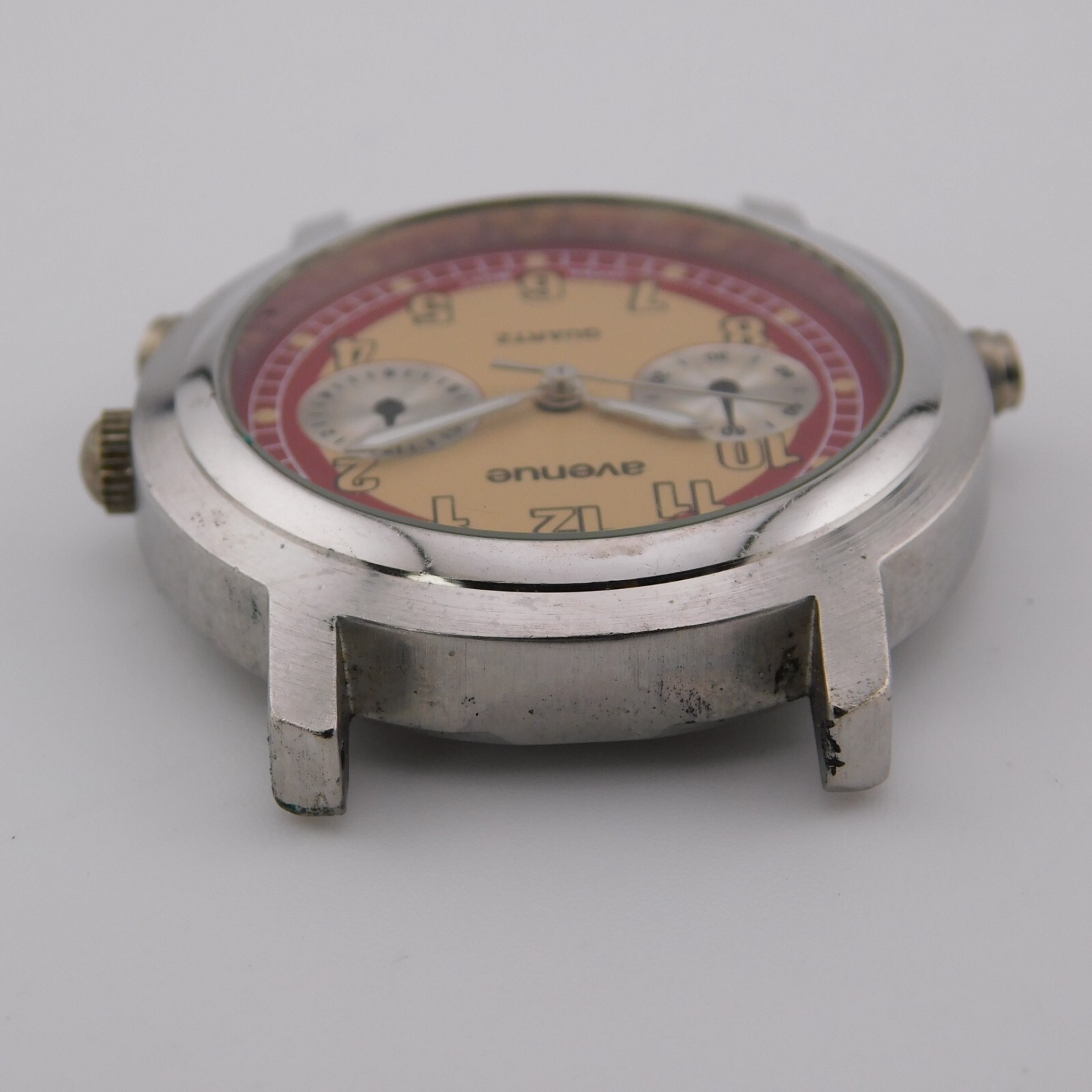 ACCUTIME WATCH CORP. avenue Quartz Analog Men’s Watch New Battery