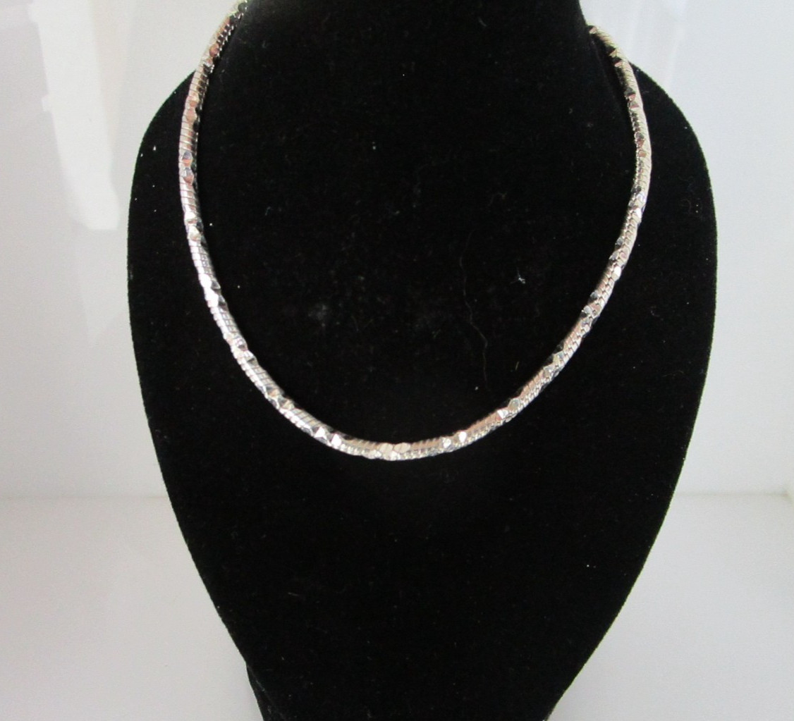 Milor 2.6mm Diamond Cut Snake Sterling 30″ Chain Italy 31 Gr