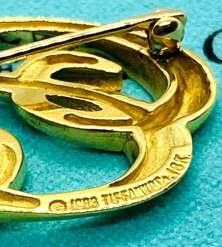 Tiffany & Co Paloma Picasso 18K Gold 1983 Brooch