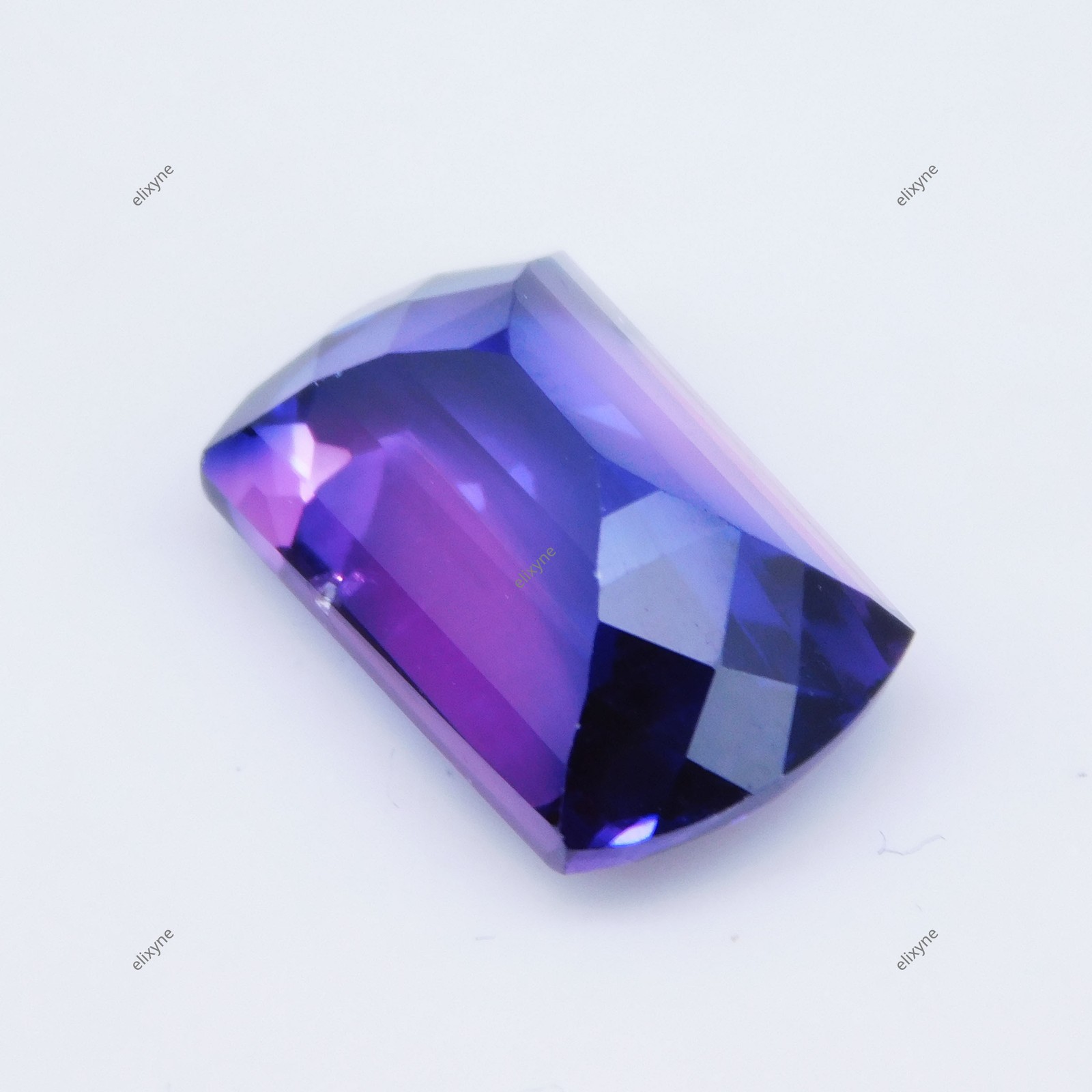 11.40 Ct Natural Montana Sapphire Purple Blue Loose Certified Gemstone
