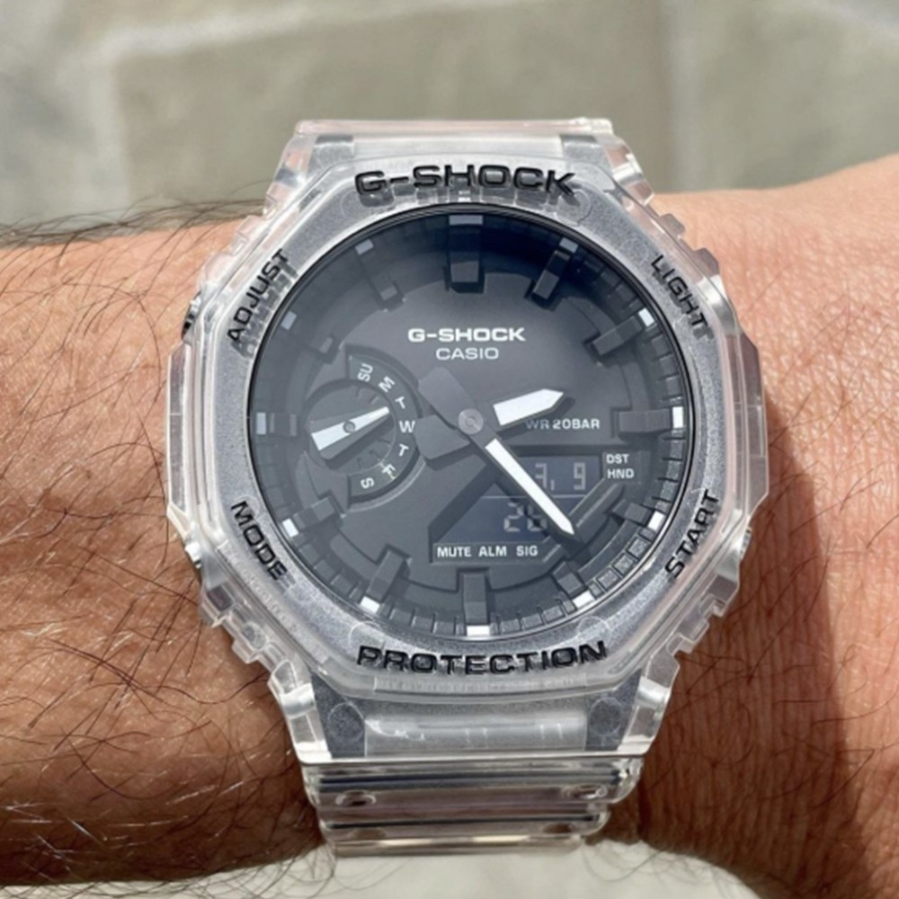 Casio G- Shock ANALOG-DIGITAL Watch GA-2100 SERIES GA-2100SKE-7