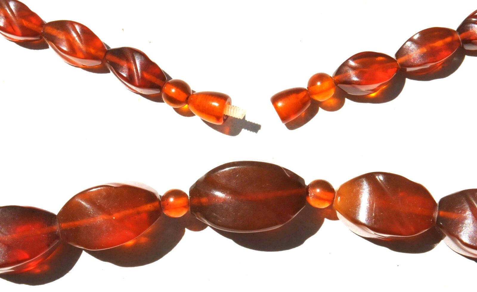 ✅51 cm =75gr RUSSIAN SOVIET BALTIC AMBER BEAD NECKLACE 琥珀 BRACELET STONE PENDANT