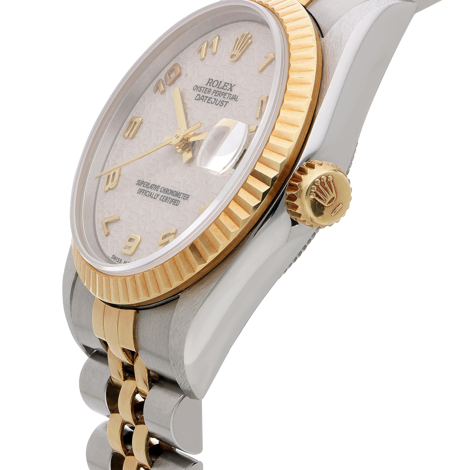 Rolex Datejust 68273 Two-Tone Jubilee Dial Fluted Bezel 31mm Watch 1998 Full Set