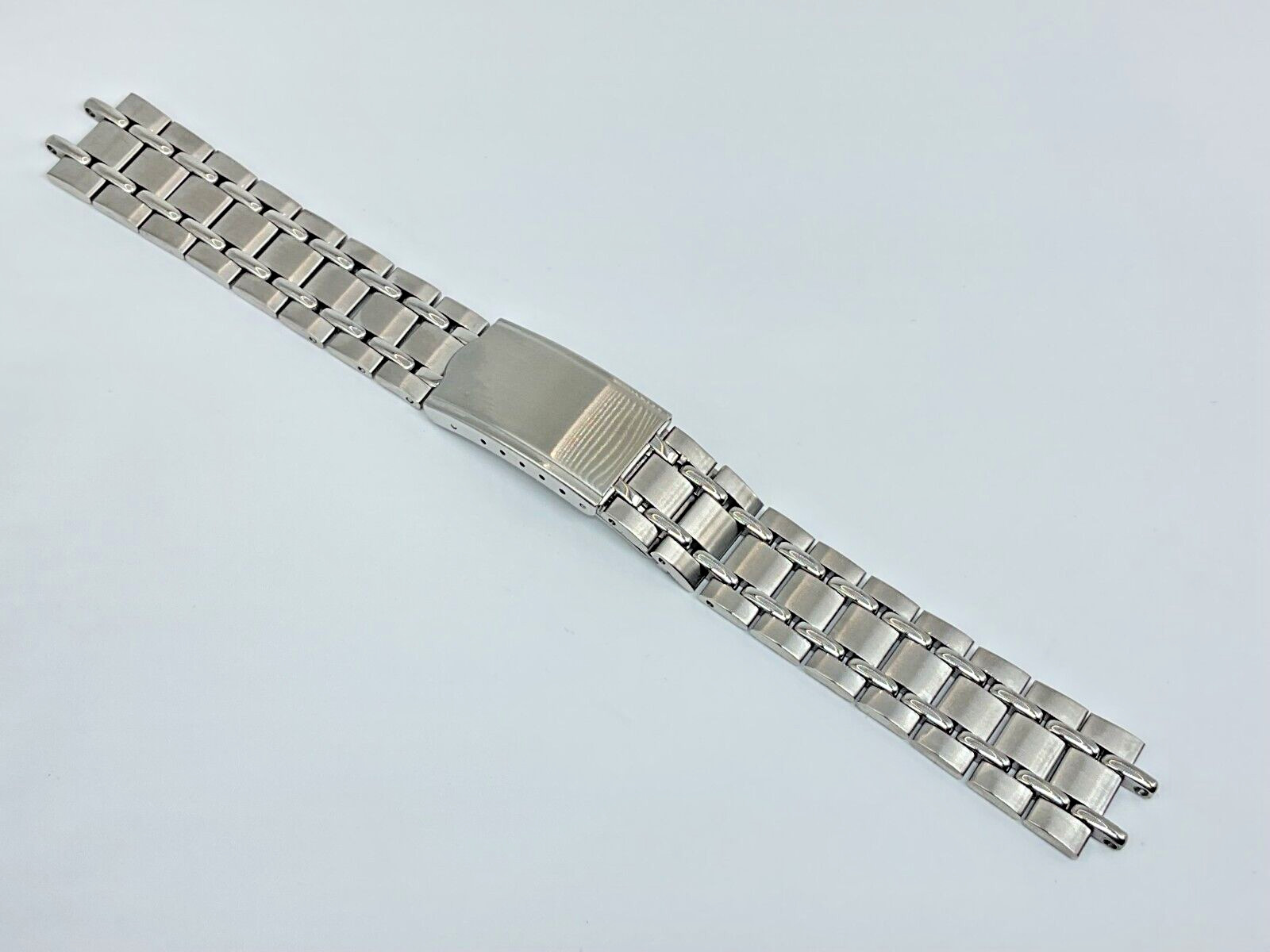 19MM 316L STAINLESS STEEL RAILROAD BAND BRACELET FOR SEIKO 6139 CHRONOGRAPH