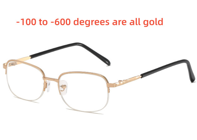 Myopia Eyeglasses Rimless glasses Short Sight Glasses Nearsighted -1.0~-18.0