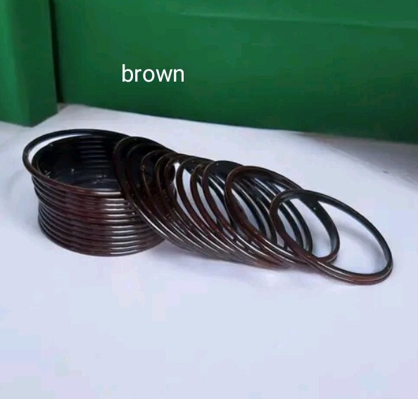 12 Pieces Plain Glass Bangles for all occasion