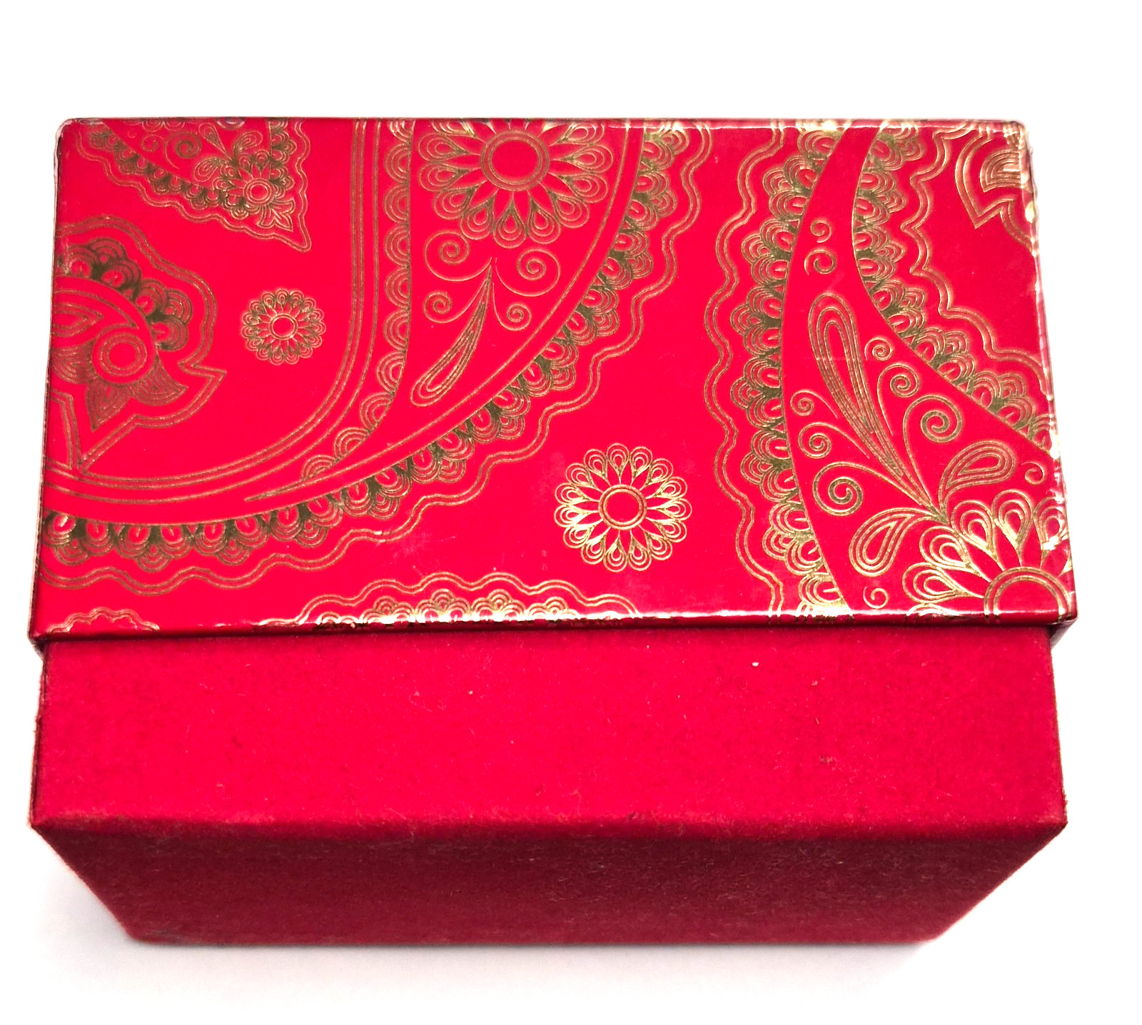 NOS Estate Macy’s Holiday Lane Christmas Poinsettia Hidden Flip Top Cuff Watch