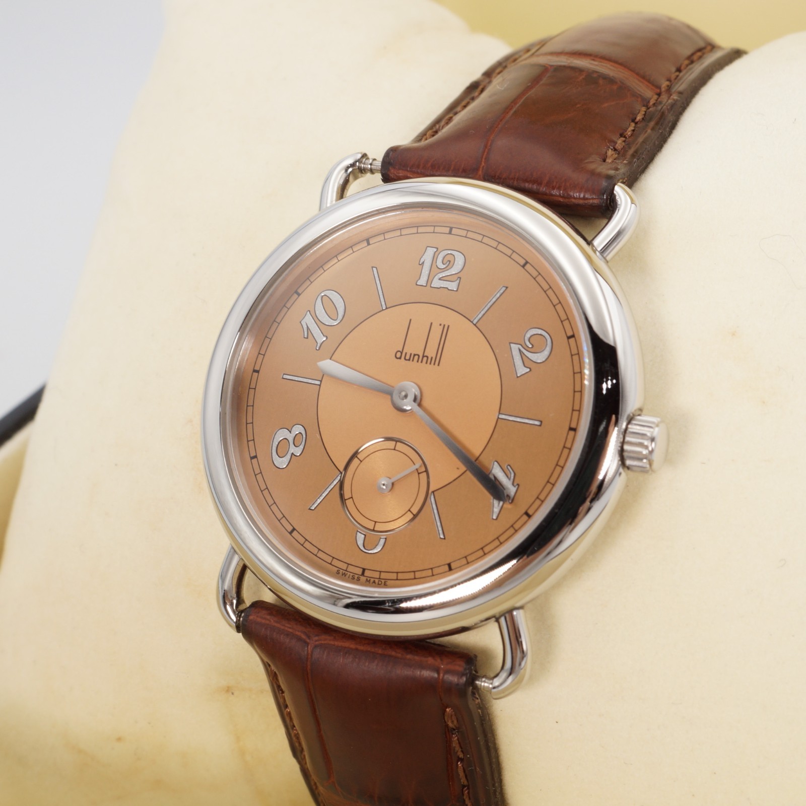 [Near MINT w/ Box] DUNHILL Centenary 100th Anniversary 33mm Quartz Men’s Watch