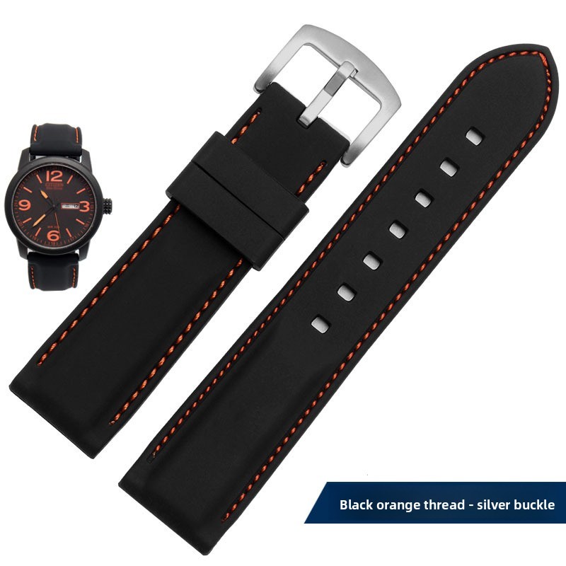 Silicone Watch Strap 18 20 22 24mm Waterproof Mens Band Fits Citizen Eco-Drive
