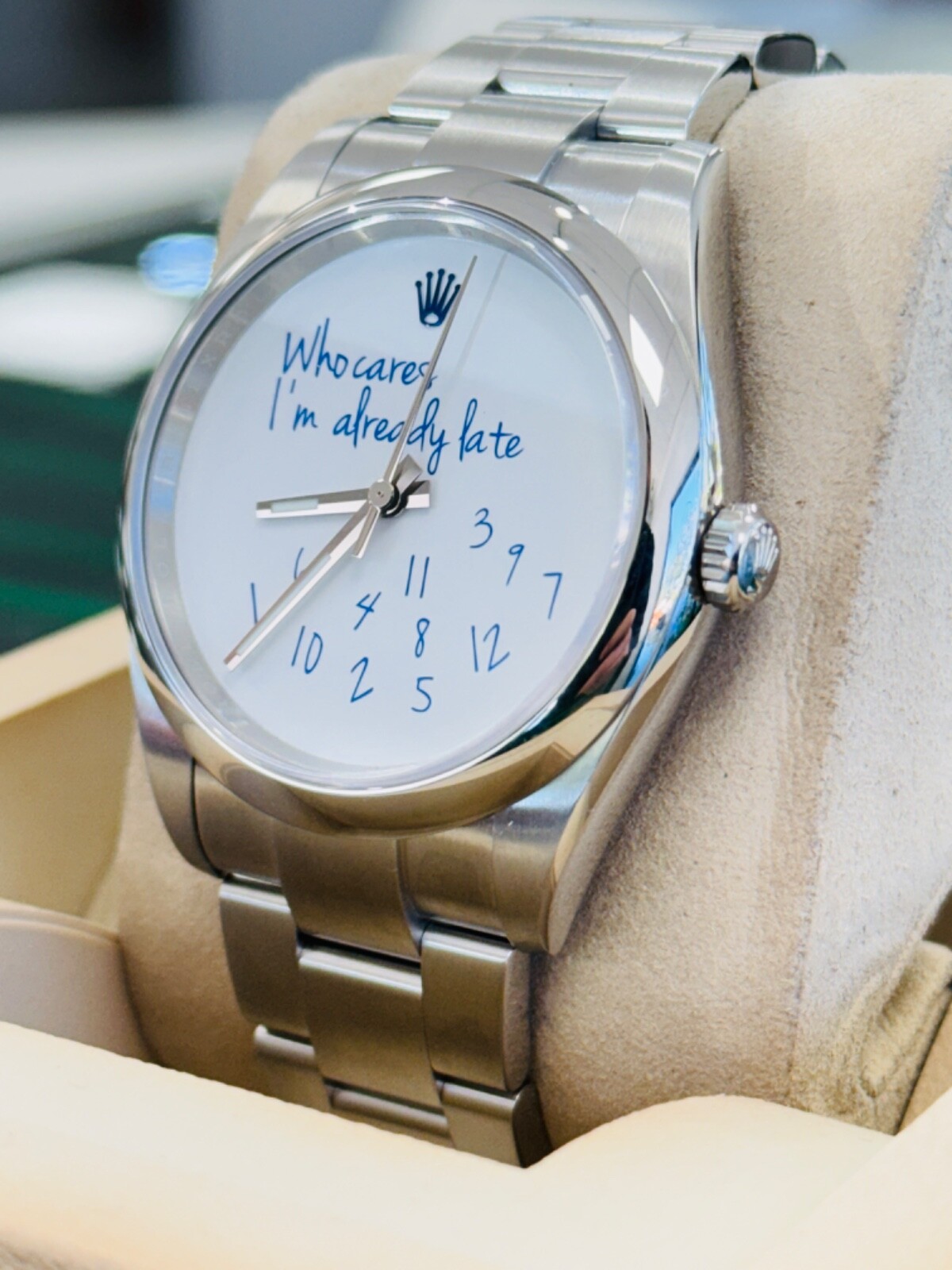Rolex Oyster Perpetual 124300 Silver Oyster Bracelet with Silver Bezel