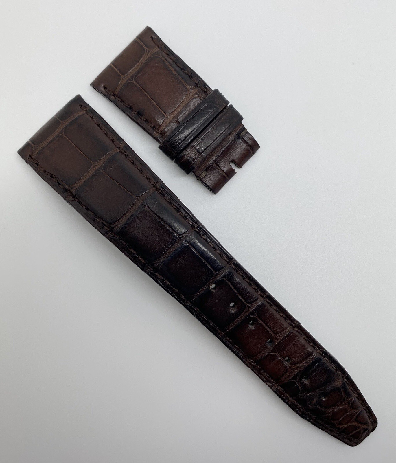 Authentic IWC 22mm x 18mm Brown Alligator Watch Strap Band Small A24765 OEM