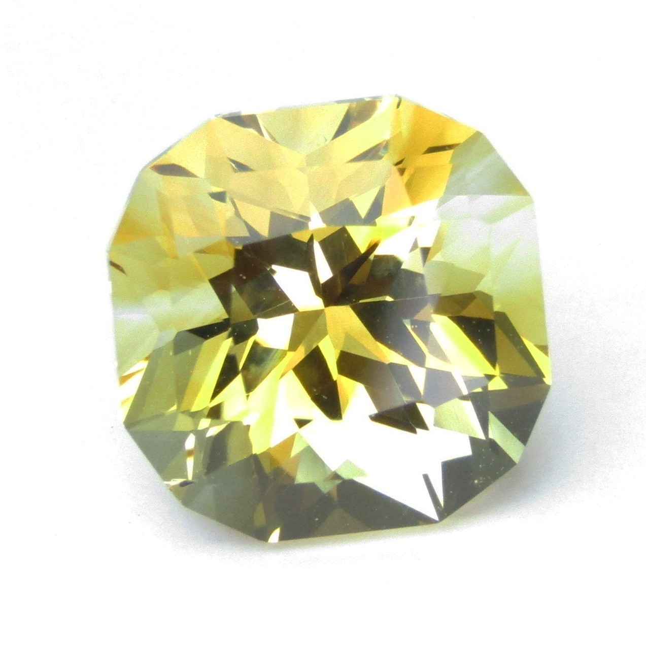 5.43Cts Genuine Natural Citrine 11mm Cushion Cut Loose Brazil Gemstone Ref-VIDEO