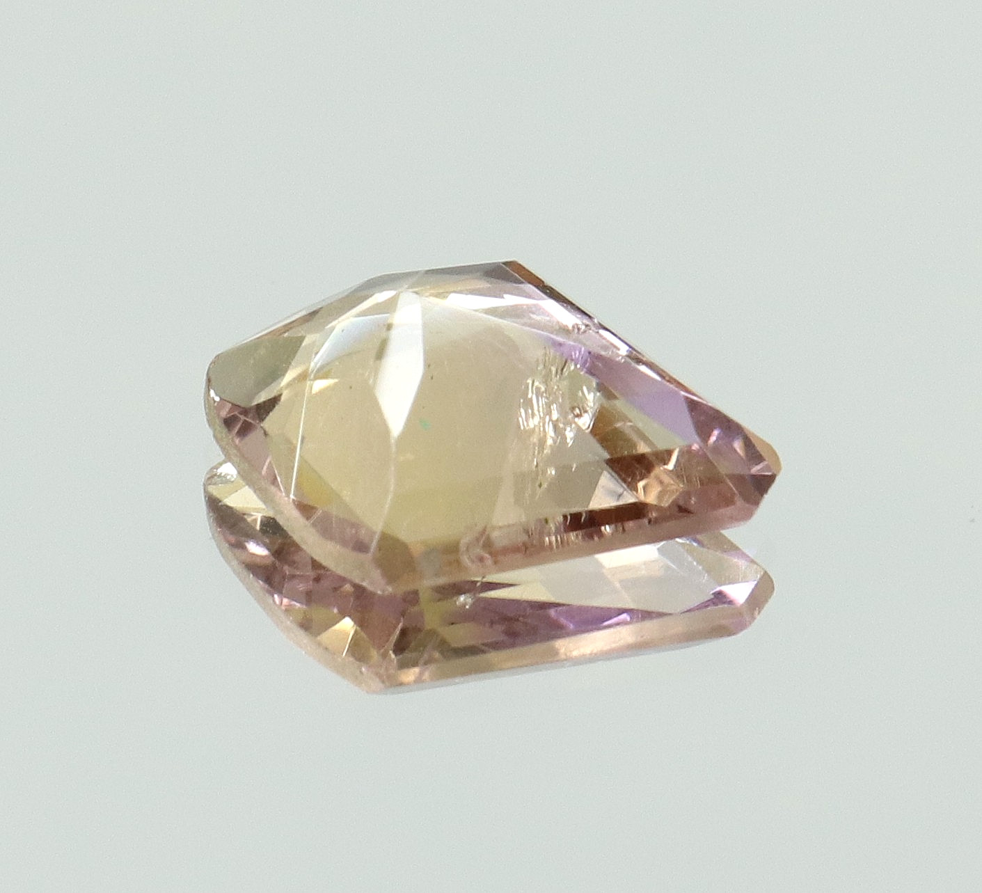 Natural Bolivia Ametrine Bi-Color 4.10 Ct Untreated Certified Loose Gemstone