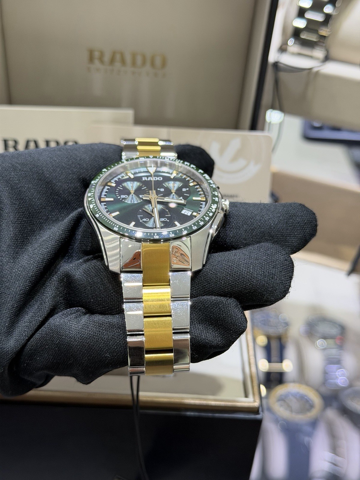 Rado Herren/Unisex Uhr HyperChrome Chronograph Ref. R32259323