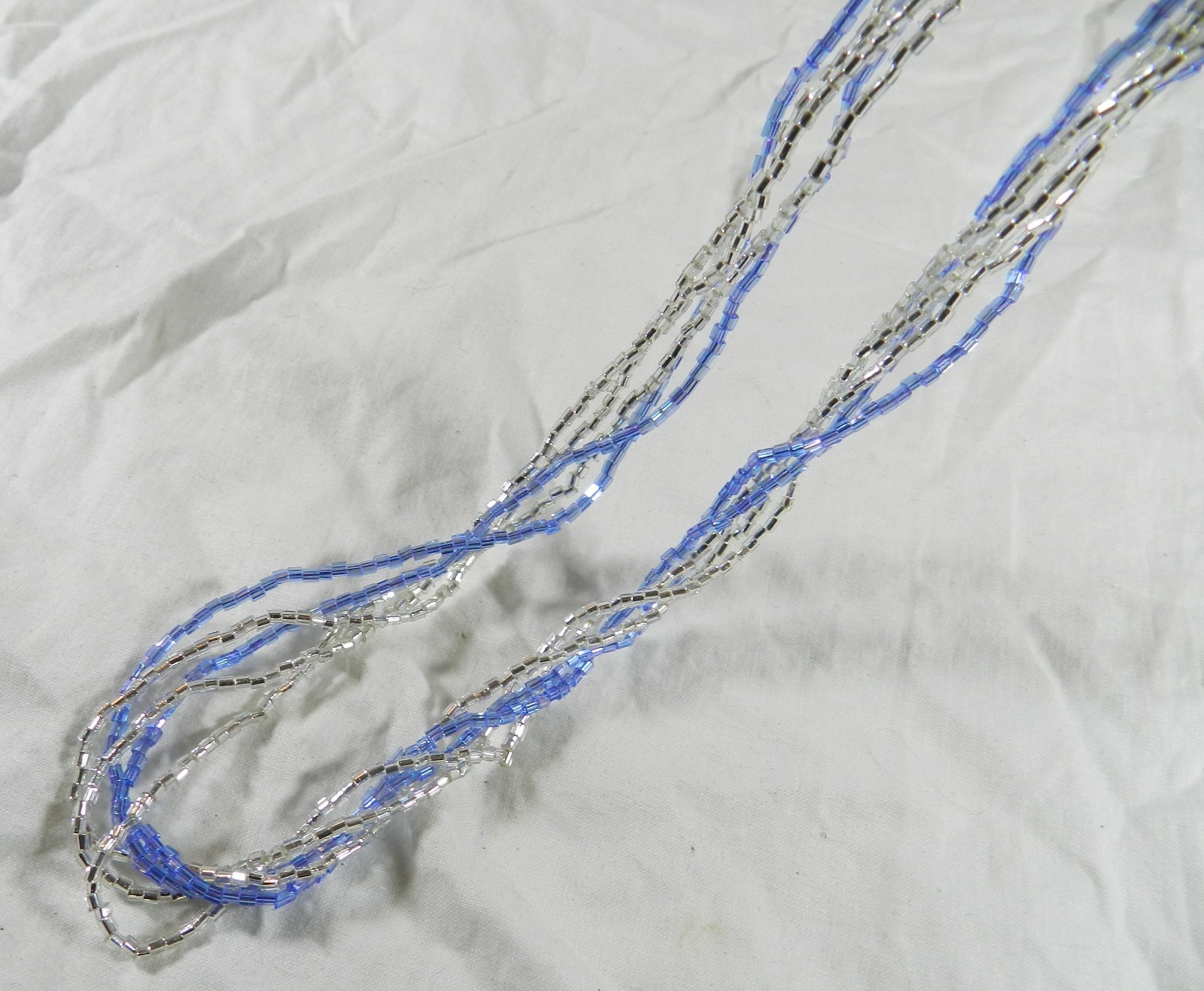 New w/ box – Himalayan Gems 5 strand beaded necklace – 20″ long
