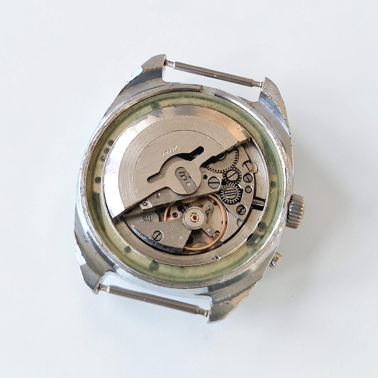 Rare Soviet Mechanical USSR mens watch SLAVA 2MCHZ 27 jewerly Automatic
