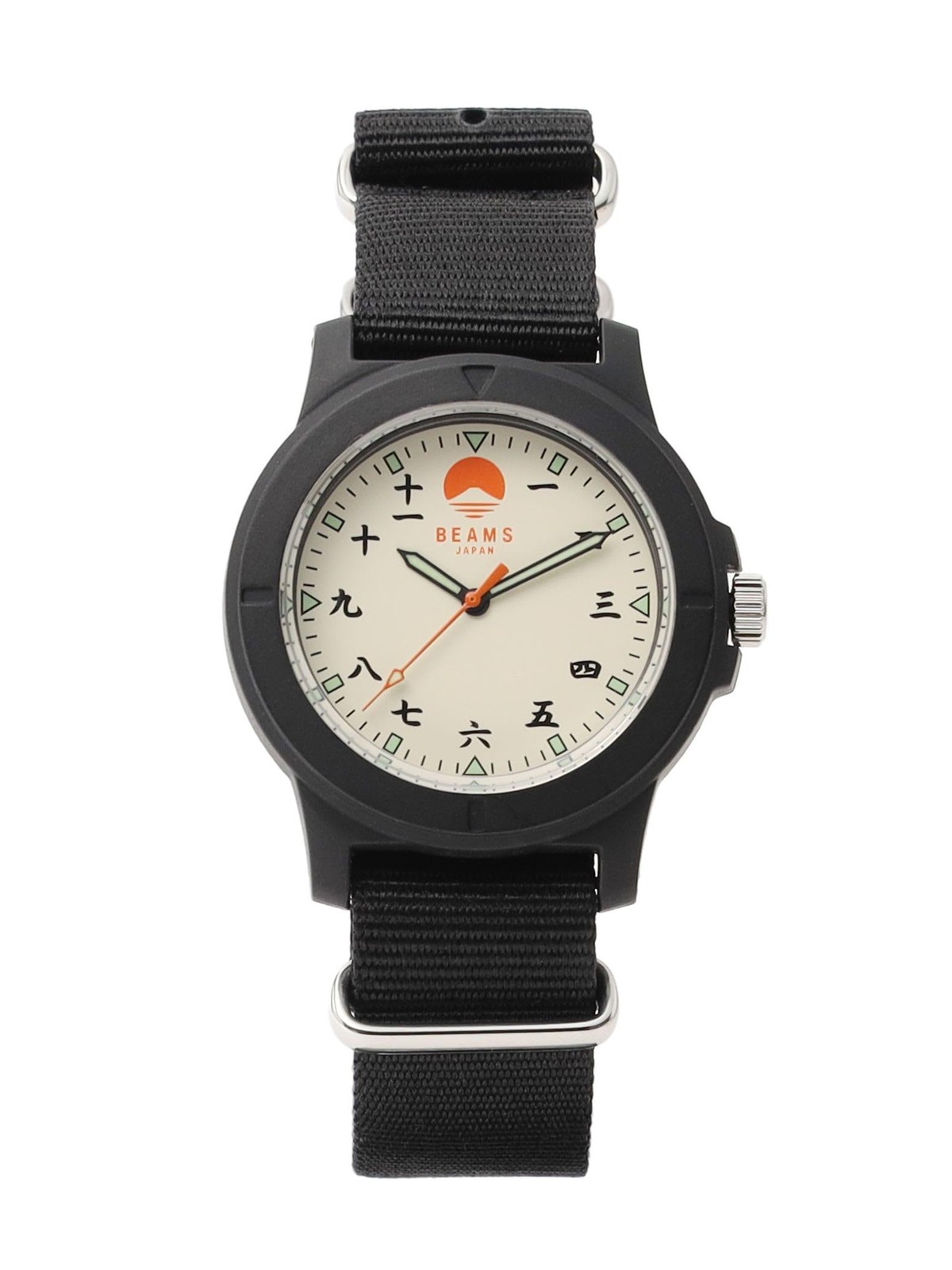 BEAMS Japan Original Watch Kanji Numerals Mt. Fuji Design Quartz Limited Ed. New