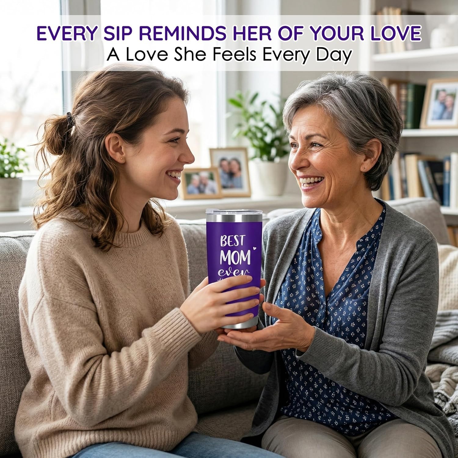 Best Mom Ever 20 oz Stainless Steel Tumbler – Perfect Gift for Any Occasion