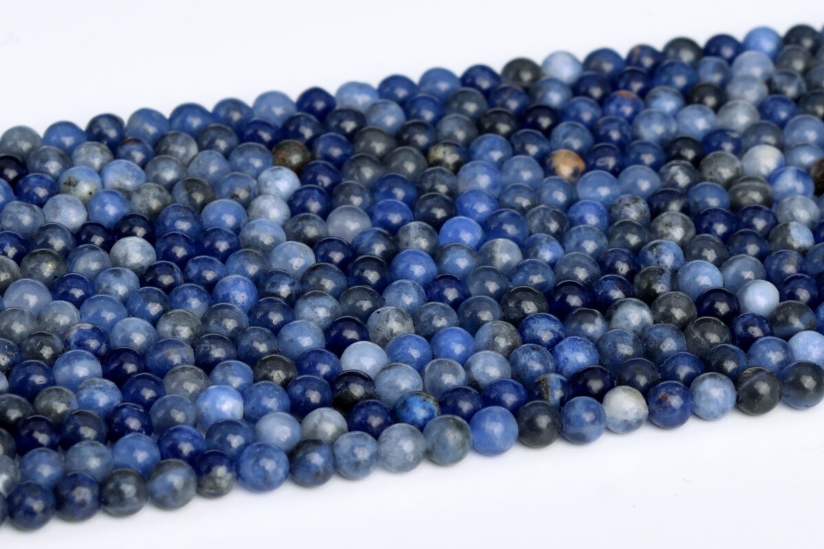 Natural Blue Sodalite Beads AAA Round Loose Beads 3/4-5/6/8/9-10/12/15-16MM