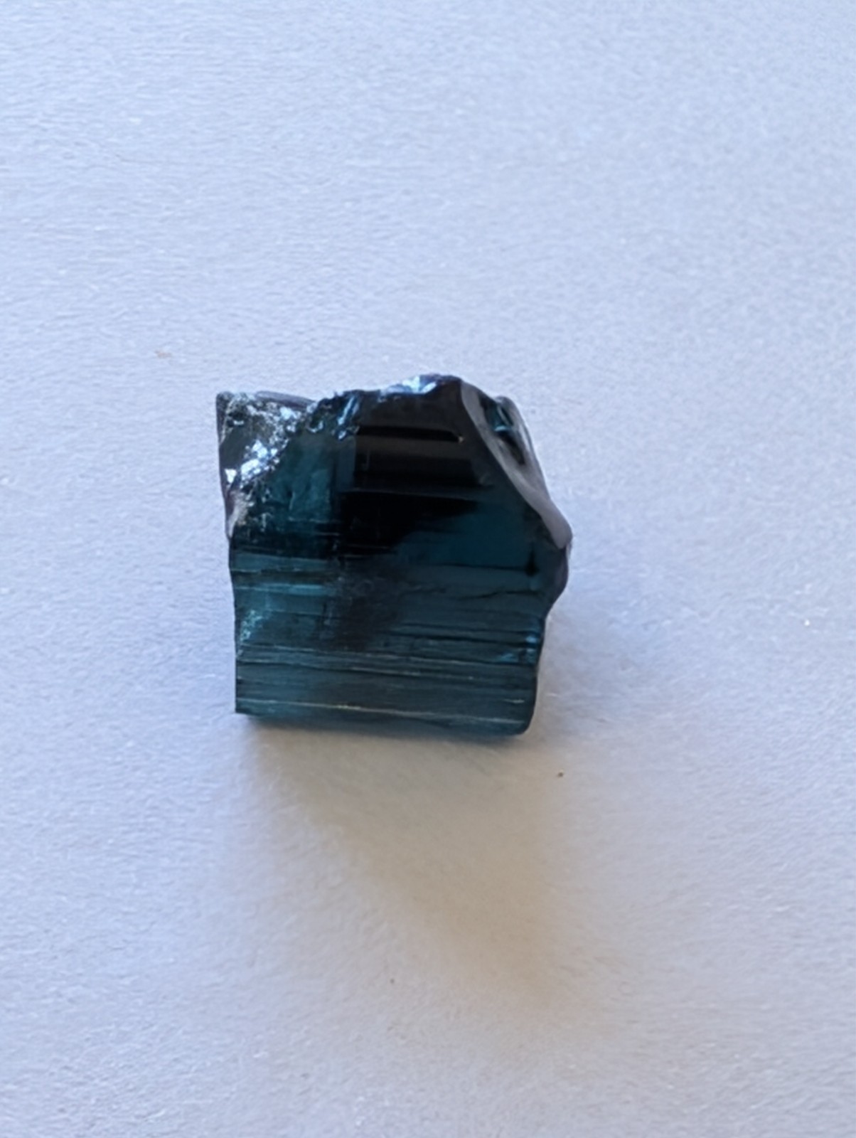 USA seller 3.77 ct IF flawless closed C tourmaline facet rough gemstone specimen