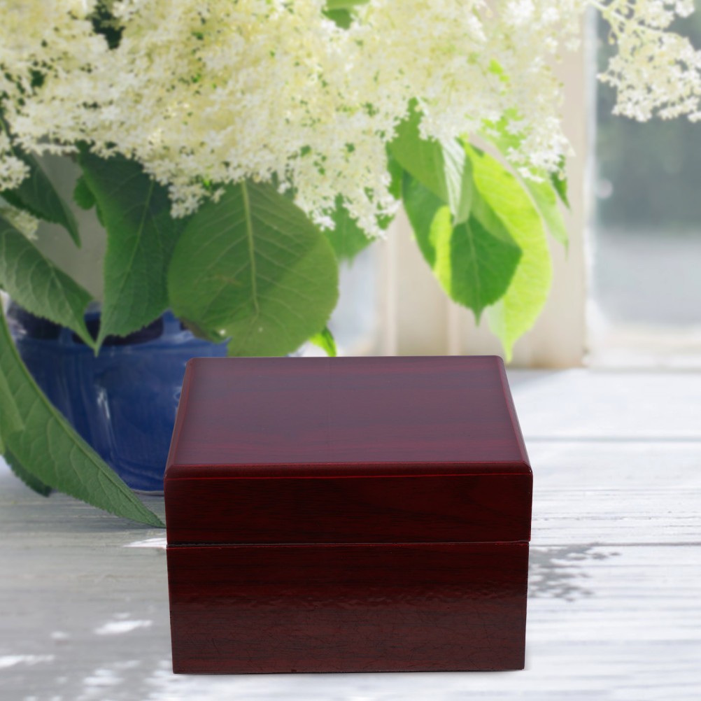 Luxury Wooden Watch Display Box for Storage and Gift Holder with Soft Pillows