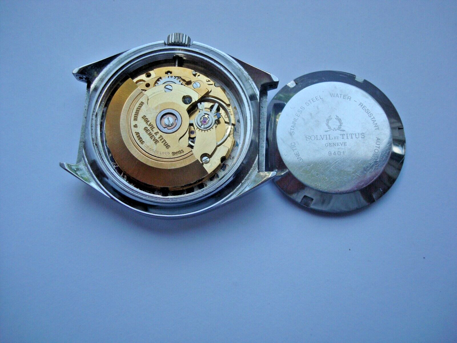 Titus Pierre Vallee Men”s Automatic SS Watch ETA 2879 DD QS Titus Band 5xSigned
