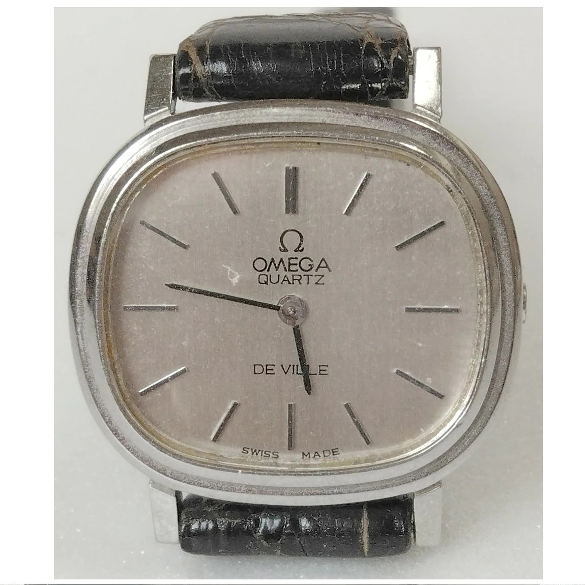 Used Omega Women’s Antique Silver Metal Material Rare Quartz Watch Devil 2026061